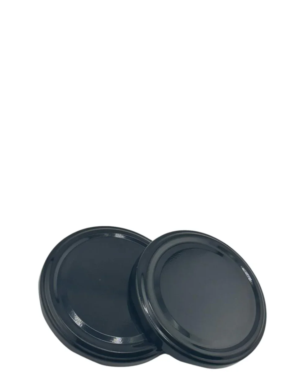 Tapa Twist-Off 70 Negra Esterilización