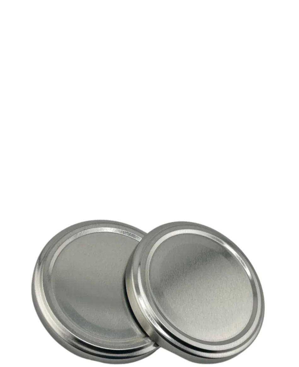 Couvercle Twist-Off 70 Argent Pasteurisation