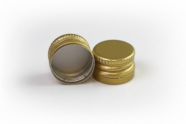 🟡Tapón Pilfer 24 X 15 Dorado Prefilatado