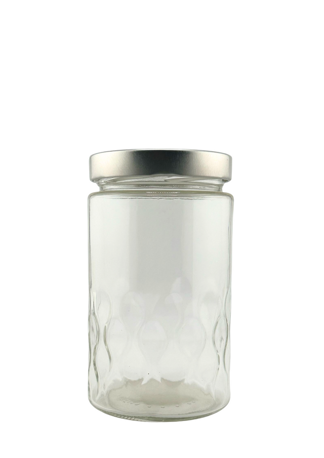 Caja de cartón 12 tarro de cristal Apiari 1kg