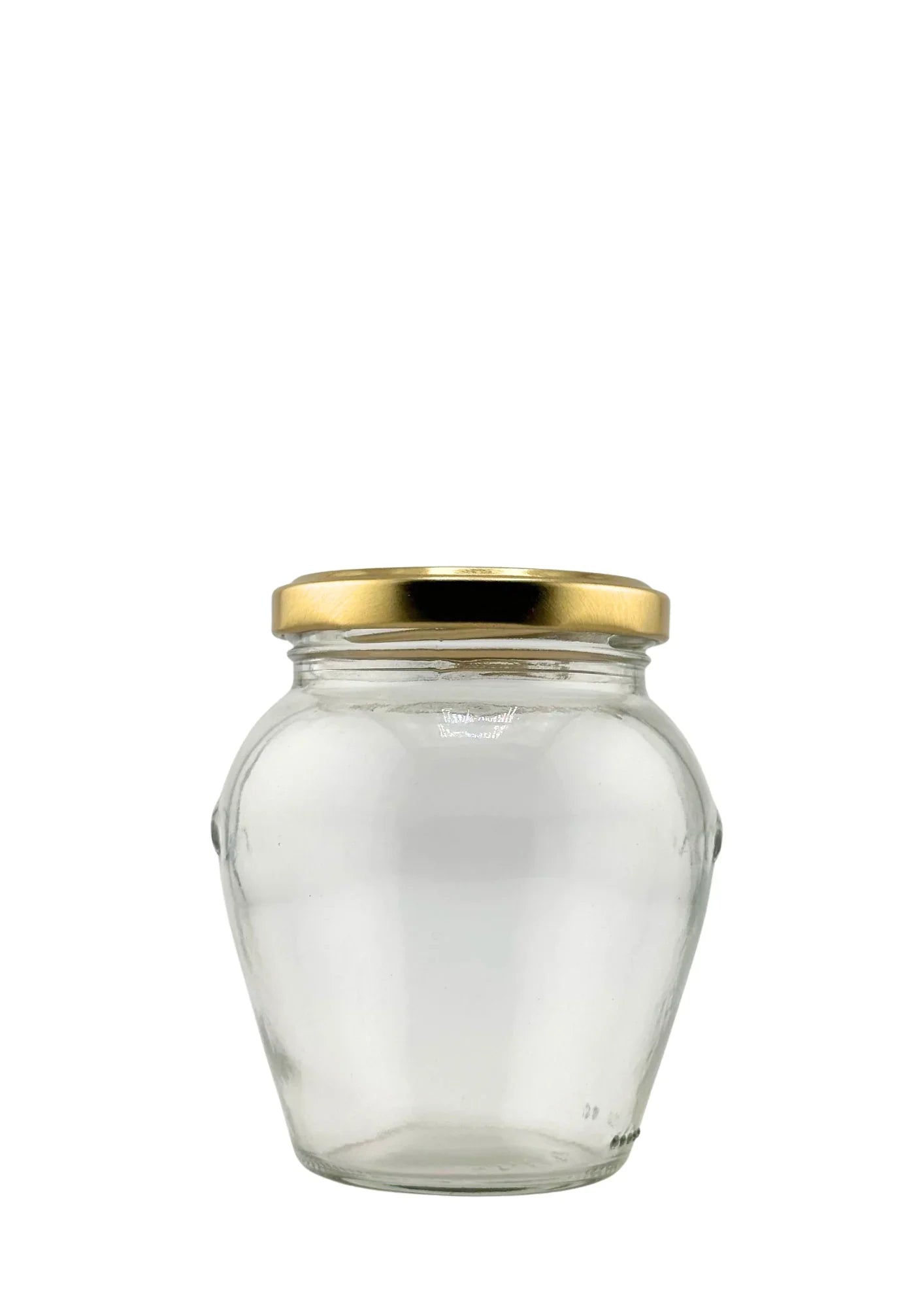 Vasetto In Vetro Per Miele Da 106 Ml Con Capsula Twist-Off Oro - Confezione Da 10 Pezzi - Foto 4