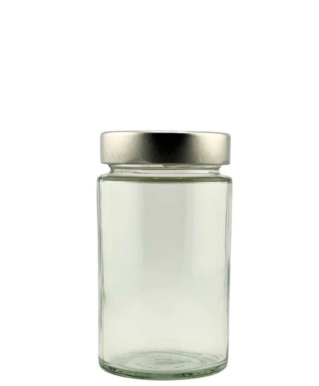 Caja de Cartón 10 X Tarro de Cristal 245 Boca Alta