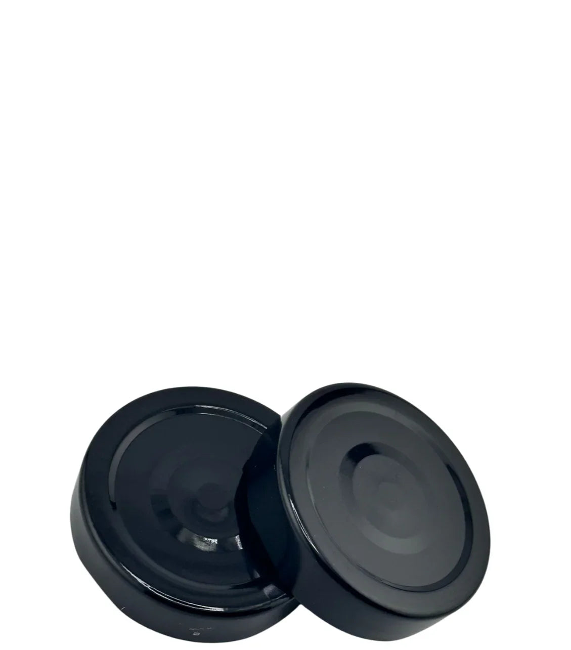 Tapa Twist-Off 58 Alta Negra Con Botón Esterilización