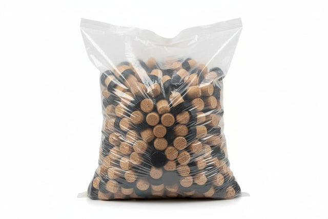 Black plastic head cork plug 29x19.15Ø